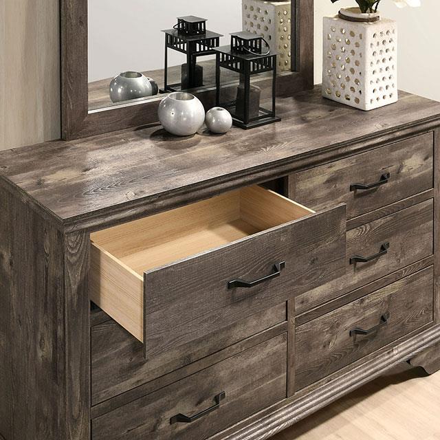 Furniture of America Fortworth 6-Drawer Dresser CM7186D IMAGE 3