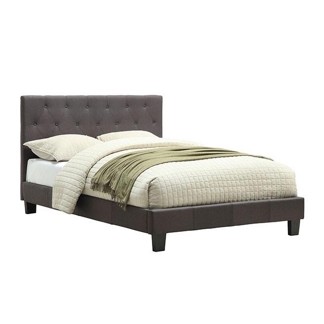 Furniture of America Leeroy King Upholstered Platform Bed CM7200LB-EK-BED-VN IMAGE 3