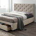 Furniture of America Sybella Full Upholstered Platform Bed with Storage CM7218BG-F-BED IMAGE 1