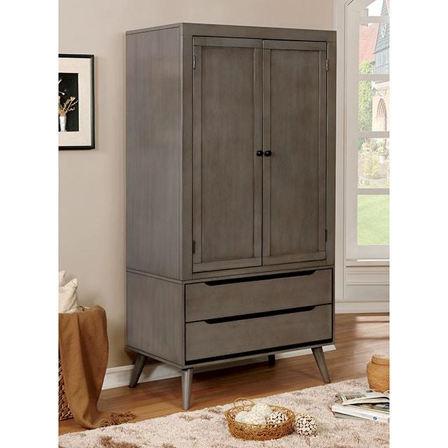 Furniture of America Lennart CM7386GY-AR-SET Armoire IMAGE 1