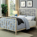 Furniture of America Lala King Metal Bed CM7425WH-EK IMAGE 4