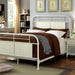 Furniture of America Haldus California King Metal Bed CM7502WH-CK IMAGE 2