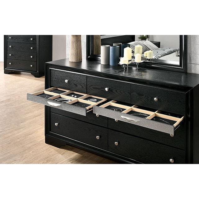 Furniture of America Chrissy 9-Drawer Dresser CM7552BK-D IMAGE 2