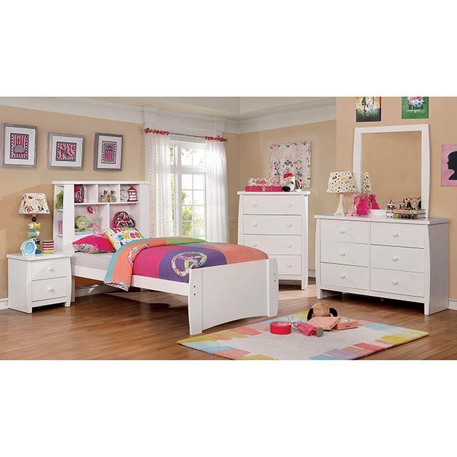 Furniture of America Marlee 6-Drawer Dresser CM7651WH-D IMAGE 1