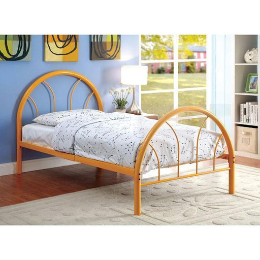 Furniture of America Rainbow Twin Metal Bed CM7712OR-T IMAGE 2