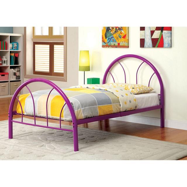 Furniture of America Rainbow Full Metal Bed CM7712PR-F IMAGE 2