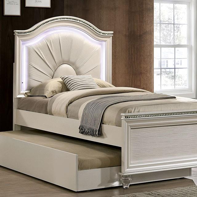 Furniture of America Allie Full Upholstered Panel Bed CM7901F-BED IMAGE 1