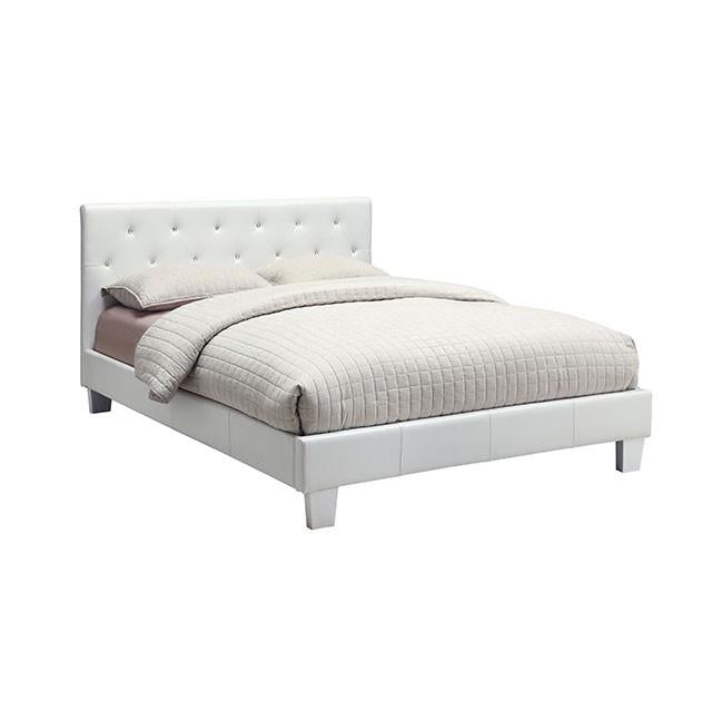 Furniture of America Velen Full Upholstered Platform Bed CM7949WH-F-BED-VN IMAGE 5