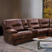 Furniture of America Louella Power Reclining Leather Sectional CM9905-SECT IMAGE 1