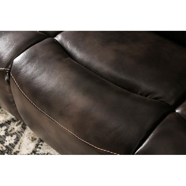 Furniture of America Barclay Power Reclining Leather Look Sofa CM9906-SF IMAGE 3