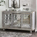 Furniture of America Brianna EM-AC091GY Cabinet IMAGE 1