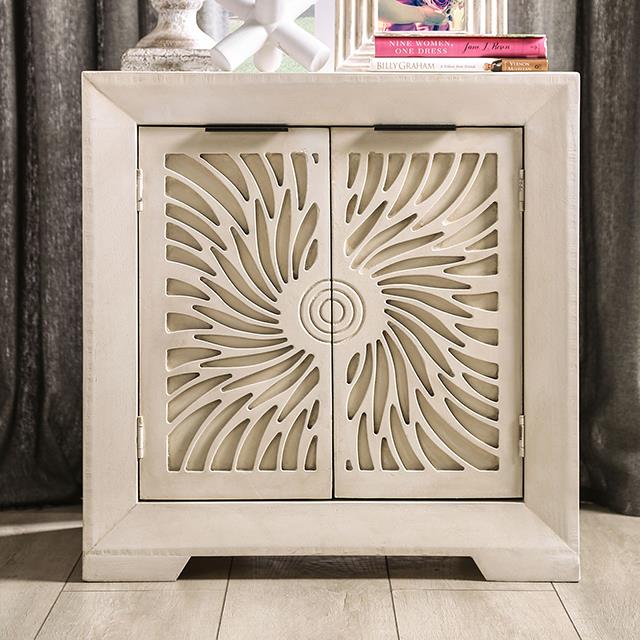 Furniture of America Geneva Nightstand EM7080IV-N IMAGE 3