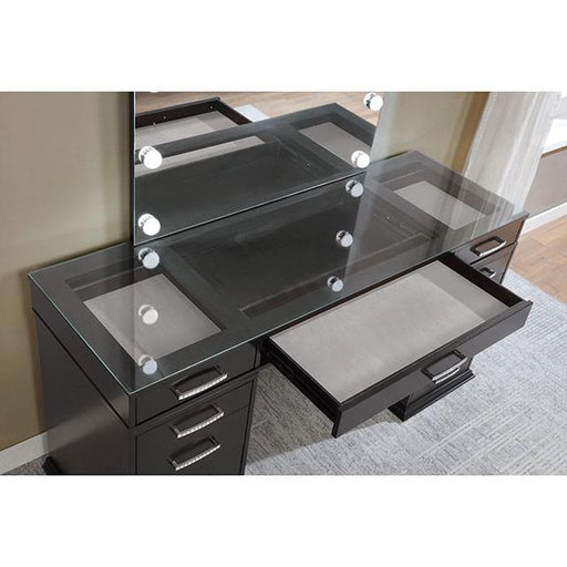 Furniture of America Valentina Vanity Set FOA-DK5682DG-PK IMAGE 2