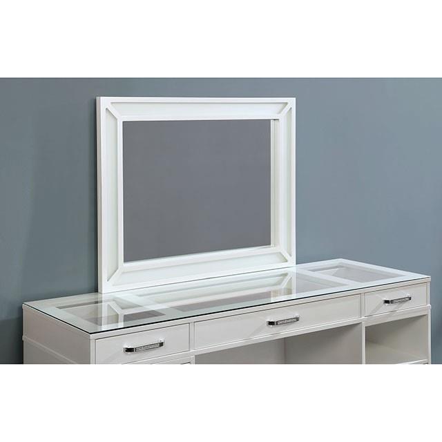 Furniture of America Stephanie Vanity Set FOA-DK5685WH-PK IMAGE 5