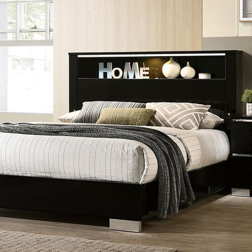 Furniture of America Carlie California King Bookcase Bed FOA7039CK-BED IMAGE 1