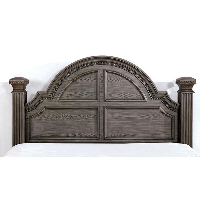 Furniture of America Pamphilos King Poster Bed FOA7144GY-EK-BED IMAGE 3