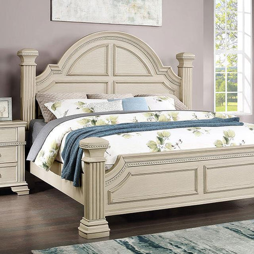 Furniture of America Pamphilos California King Poster Bed FOA7144WH-CK-BED IMAGE 1