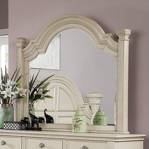 Furniture of America Pamphilos Dresser Mirror FOA7144WH-M IMAGE 1