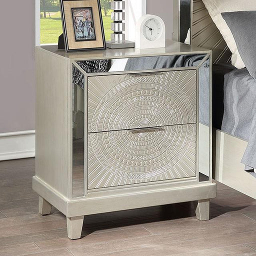 Furniture of America Valletta 2-Drawer Nightstand FOA7157N IMAGE 1