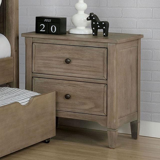 Furniture of America Vevey 2-Drawer Kids Nightstand FOA7175N IMAGE 1