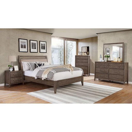 Furniture of America Tawana California King Upholstered Panel Bed FOA7918CK-BED IMAGE 2