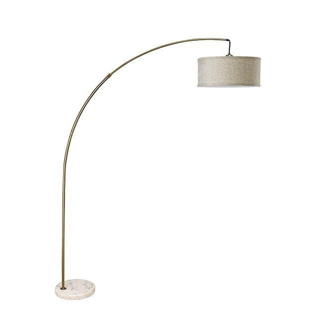 Furniture of America Jess Arc Lamp L76931AB IMAGE 1