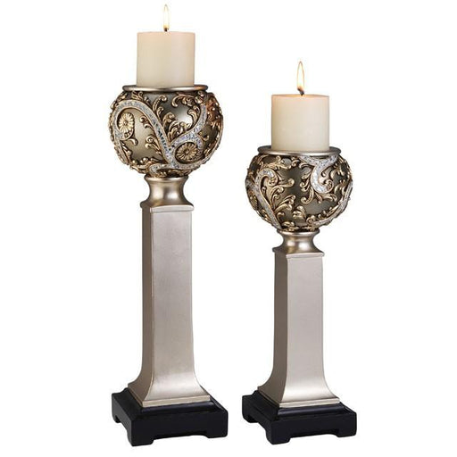 Furniture of America Estelle L94232C-4PK Candle Holder Set (4/Box) IMAGE 1