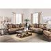 Furniture of America Fletcher Stationary Fabric and Leather Look Sofa SM5148-SF IMAGE 2