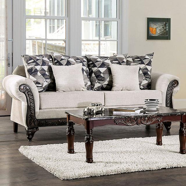 Furniture of America Cassani Stationary Fabric Sofa SM7756-SF IMAGE 1