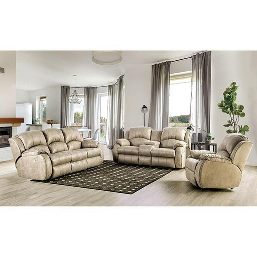 Furniture of America Elton Power Reclining Fabric Loveseat with Console SM7804-LV IMAGE 2