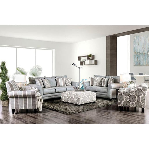 Furniture of America Misty Stationary Fabric Sofa SM8141-SF IMAGE 1