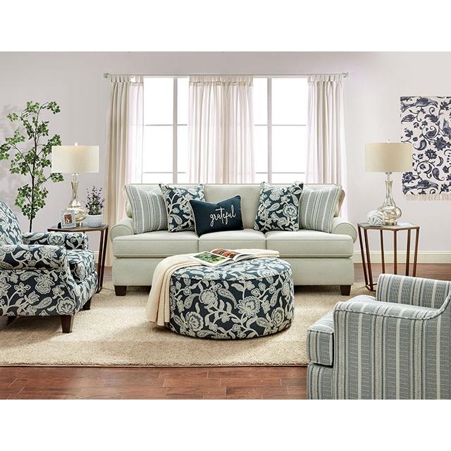 Furniture of America Porthcawl Stationary Fabric Loveseat SM8190-LV IMAGE 2