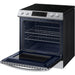 Samsung 30-inch Slide-in Induction/Electric Range with Self-Cleaning Oven NE63B8211SS/AA IMAGE 3