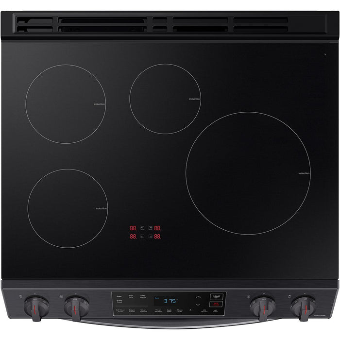 Samsung 30-inch Slide-in Induction/Electric Range with Self-Cleaning Oven NE63B8211SG/AA IMAGE 6