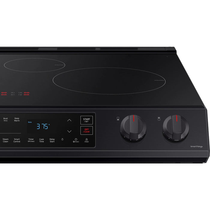 Samsung 30-inch Slide-in Induction/Electric Range with Self-Cleaning Oven NE63B8211SG/AA IMAGE 9