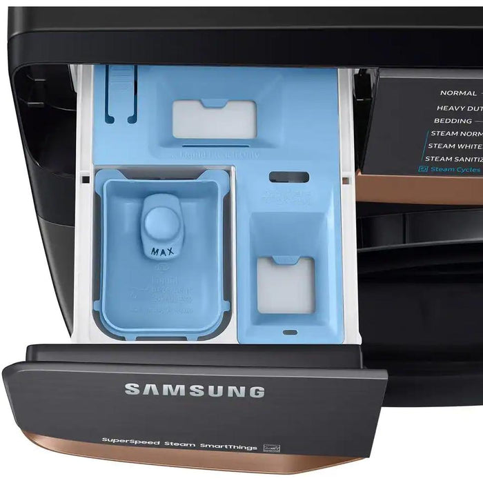 Samsung 5.0 cu. ft. Smart Front Loading Washer with Super Speed Wash and Steam WF50BG8300AVUS IMAGE 5