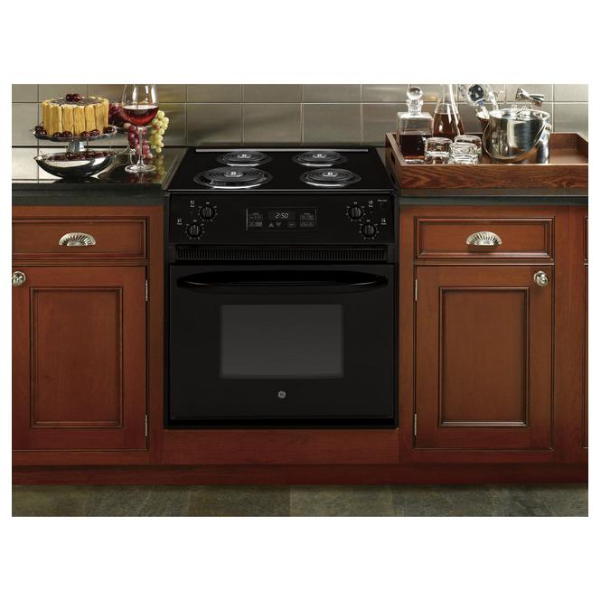 GE 27-Inch Drop-In Electric Range with Sensi-temp JM250DTBB IMAGE 4