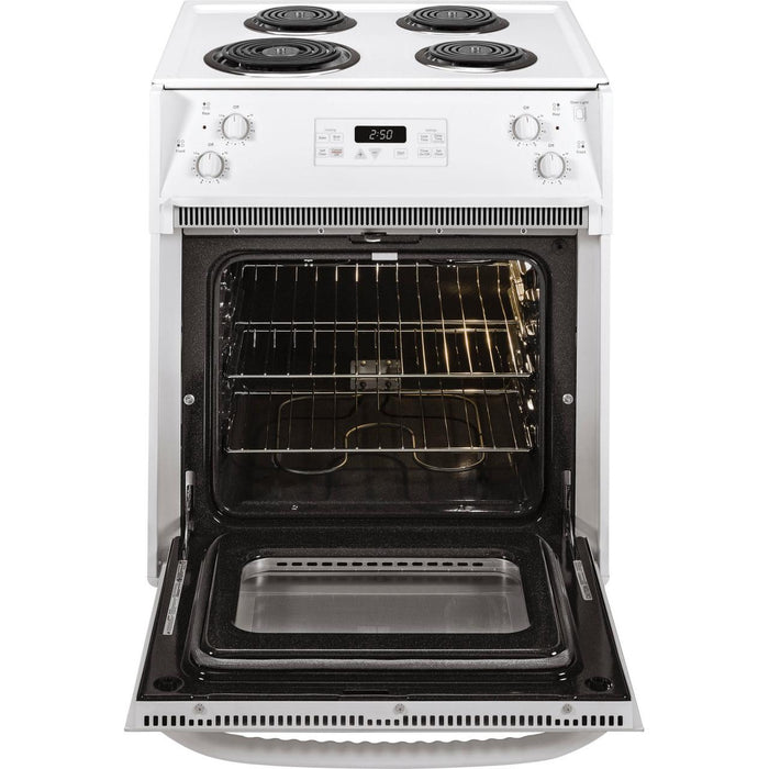 GE 27-Inch Drop-In Electric Range with Sensi-temp JM250DTWW IMAGE 2