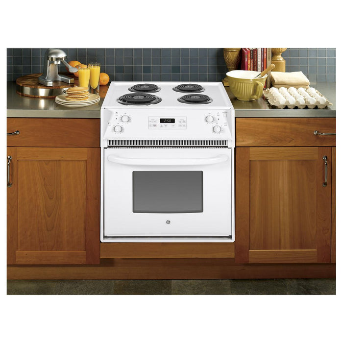 GE 27-Inch Drop-In Electric Range with Sensi-temp JM250DTWW IMAGE 4