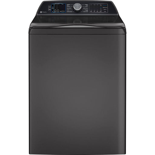 GE Profile 5.3 cu. ft. Top Loading Washer with Smarter Wash Technology and FlexDispense™ PTW905BPTDG IMAGE 1