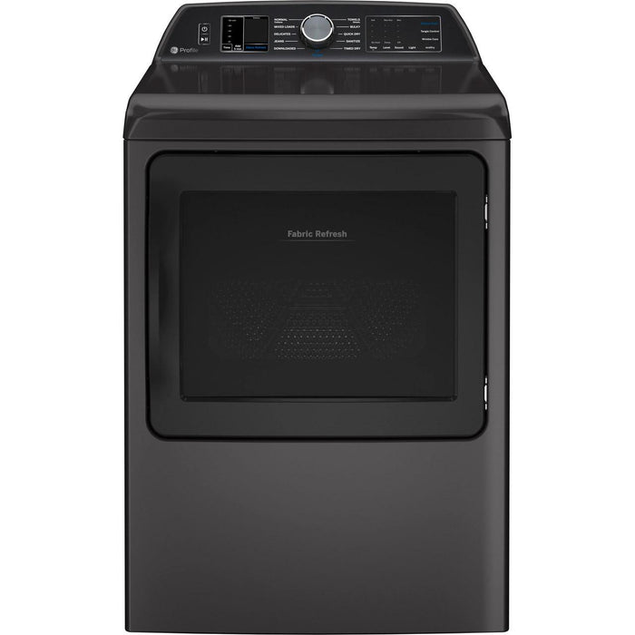 GE Profile 7.3 cu. ft. Electric Dryer with Fabric Refresh PTD90EBPTDG IMAGE 1