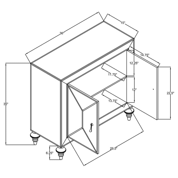 Coaster Furniture Accent Cabinets Cabinets 951854 IMAGE 8