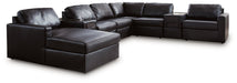 Modmax II Sectional with Chaise and Audio Consoles - BWO Furniture & Mattresses