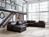 Modmax II Sectional with Chaise and Storage Consoles - BWO Furniture & Mattresses