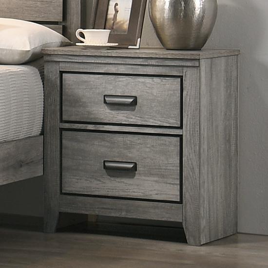 Crown Mark Carter 2-Drawer Nightstand B6820-2 IMAGE 1