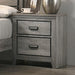 Crown Mark Carter 2-Drawer Nightstand B6820-2 IMAGE 1