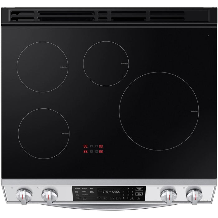 Samsung 30-inch Freestanding Induction Range with Air Fry and Convection+ NE63BB861112AA IMAGE 10