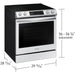 Samsung 30-inch Freestanding Induction Range with Air Fry and Convection+ NE63BB861112/AA IMAGE 2