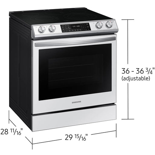 Samsung 30-inch Electric Range with Air Fry and Wi-fi NE63BB851112AA IMAGE 2