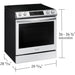 Samsung 30-inch Electric Range with Air Fry and Wi-fi NE63BB851112AA IMAGE 2